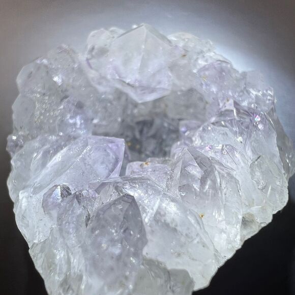 Amethyst‎ and Quartz Crystal Druzy Cluster (#1) - Picture 11 of 15